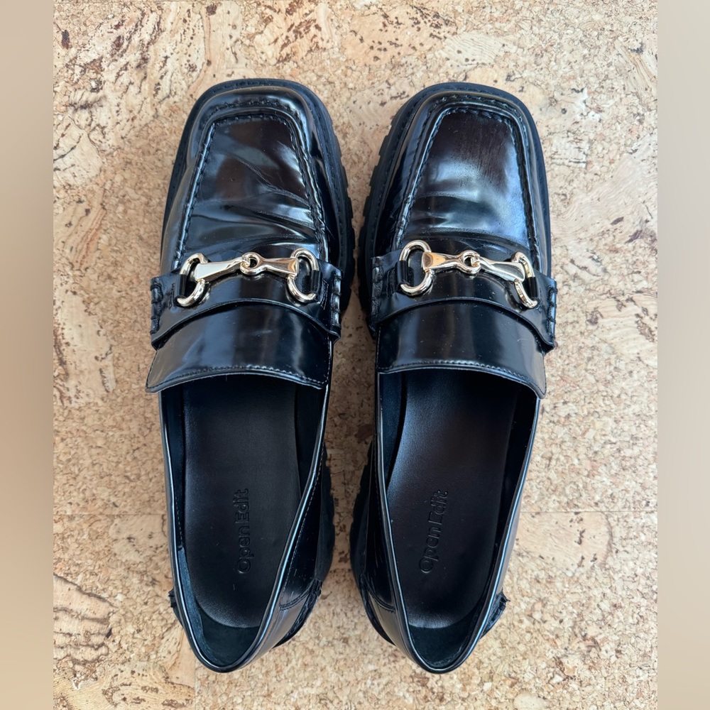 Open Edit Heather Platform Bit Loafer Size 9 - image 2